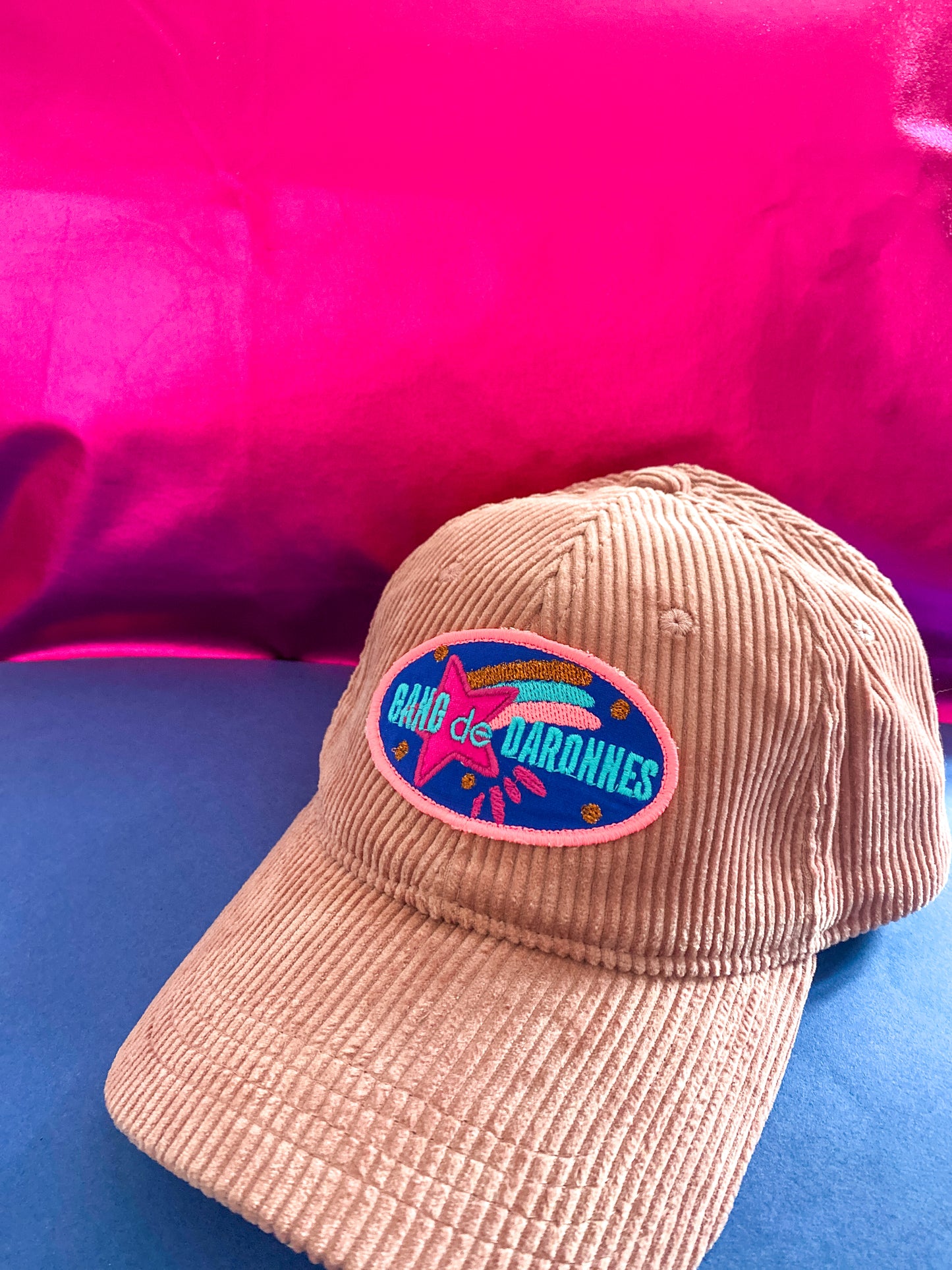 Casquette velours intersaison